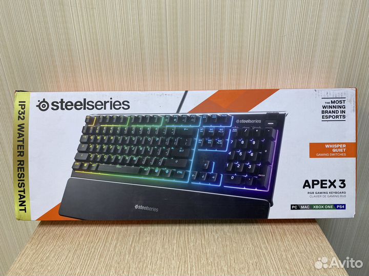 Игровая клавиатура SteelSeries Apex 3