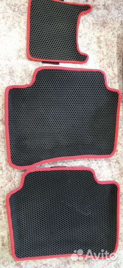 Эва коврики с бортами киа рио х-лайн