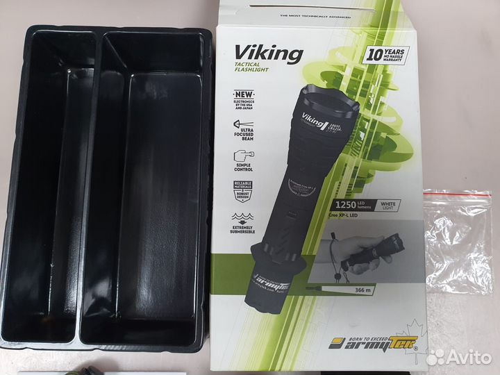 Тактический фонарь armytek viking F01801BC