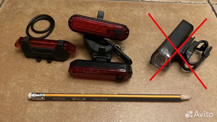 Задний фонарь - габариты для велосипеда