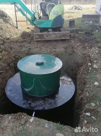 Установка канализации септик под ключ