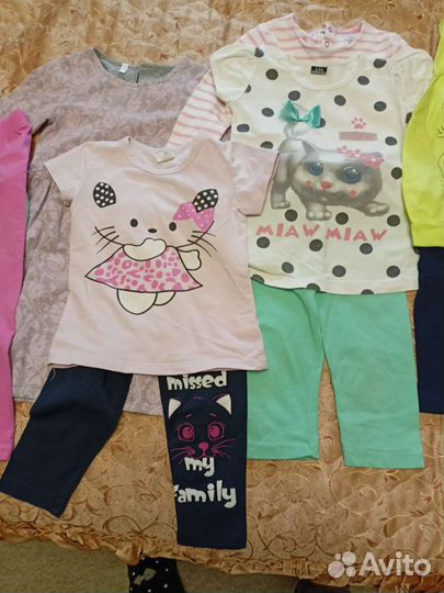 Вещи пакетом для девочки с 2-5 лет