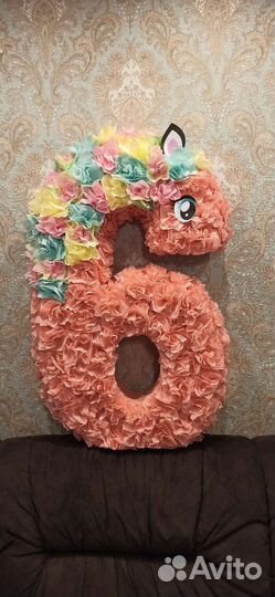 Цифры из салфеток