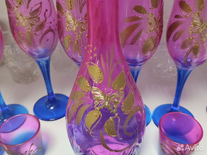 Фужеры, графин и стопки