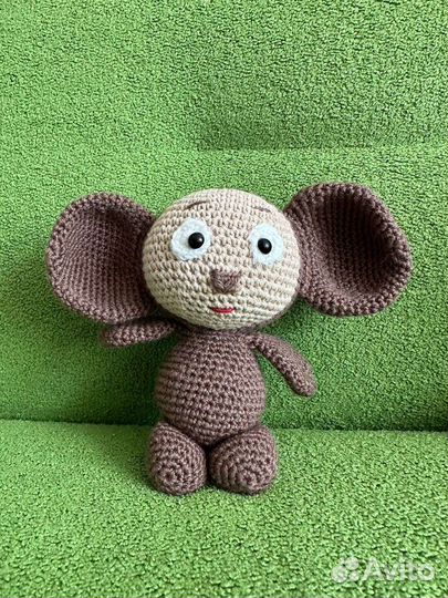Игрушка вязаная Чебурашка