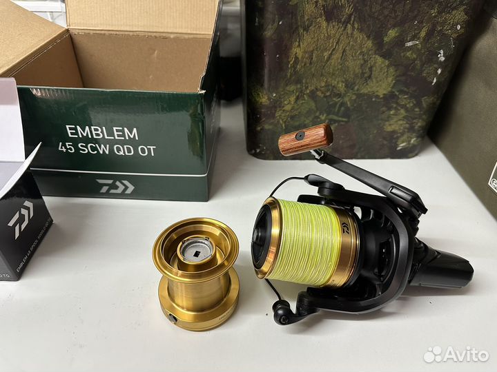 Катушка карповая daiwa 20 emblem 45 SCW QD OT