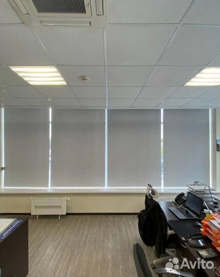 Рулонные шторы для больших окон