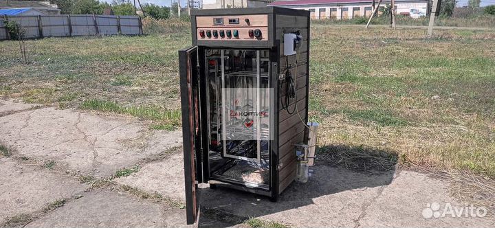 Домашняя коптильня горячего копчения 250л