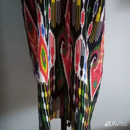 Узбекский халат из иката. Кимоно, кафтан