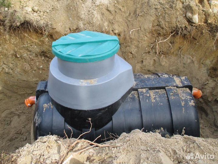 Емкость пластиковая под канализацию септики