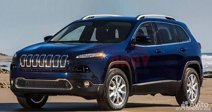 Молдинги дверей Chrome для Cherokee 5 (KL) (Дорест