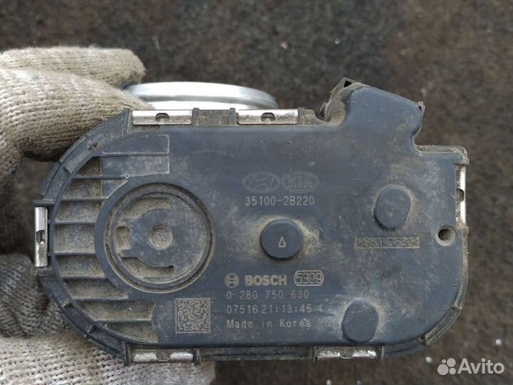 Дроссельная заслонка hyundai solaris 2