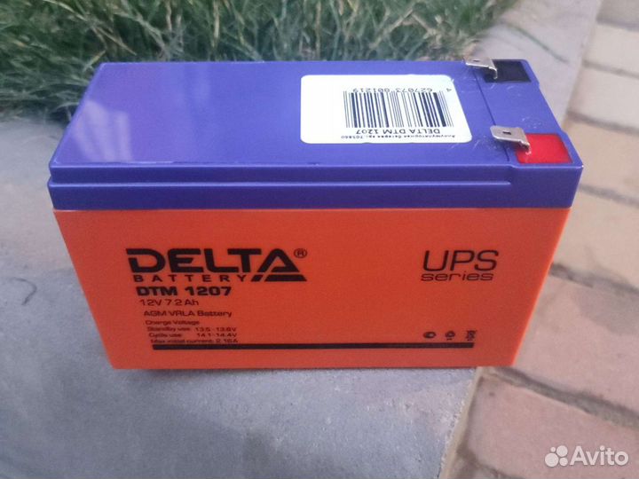 Аккумулятор delta 1207 новый