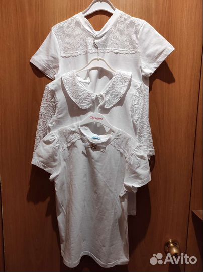 Школьные блузки и брюки кюлоты