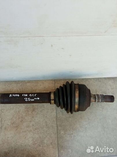 Полуось передняя правая (приводной вал, шрус) Peug