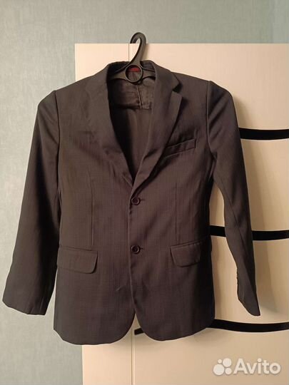 Пиджак школьный для мальчика 158