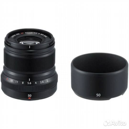 Объектив Fujifilm XF 50mm f/2.0 R WR черный