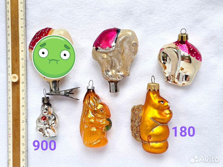 Елочные игрушки СССР, ГДР и прочие 18