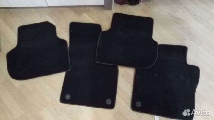 Коврики на Фольксваген Джетта 6, ворсовые, ориг