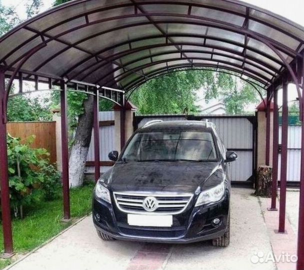 Навесы из поликарбоната для дома