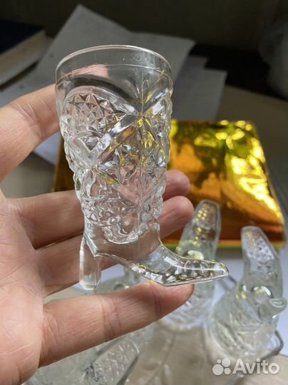 Рюмка в виде сапожка, набор 6 шт