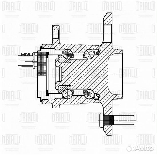 Trialli MR 1994 Ступица задняя правая в сборе с по