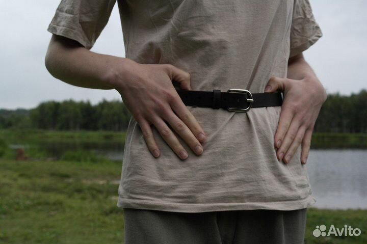 Ремень женский кожаный ручная работа