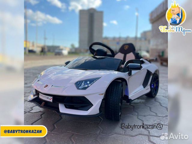 Детский электромобиль Lamborghini Aventador SVJ