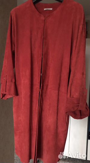 46/48 uterque замшевый кардиган