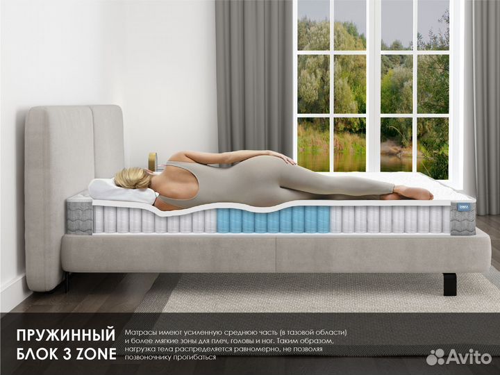 Матрас пружинный 160х200