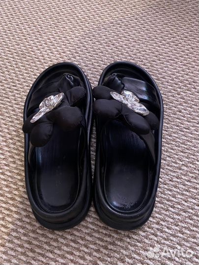 Тапки, натуральная кожа