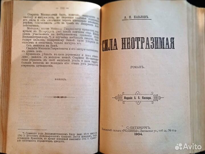 Букинистическая книга 1904 года издания