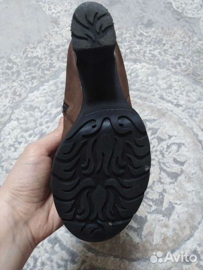 Зимние сапоги нубук 38 р бу