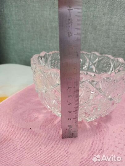 Хрустальная салатница СССР