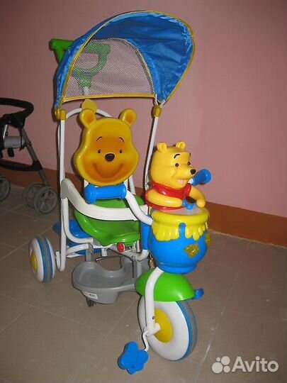 Велосипед с ручкой Новый