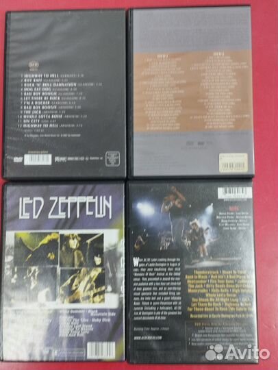 AC DC LED zeppelin музыка на DVD