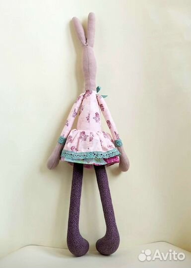 Зайка интерьерная кукла тильда