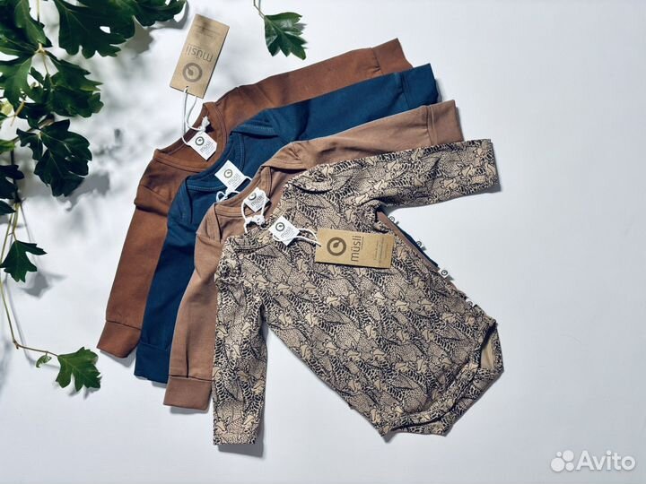 Боди с длинным рукавом 62 Дания новые