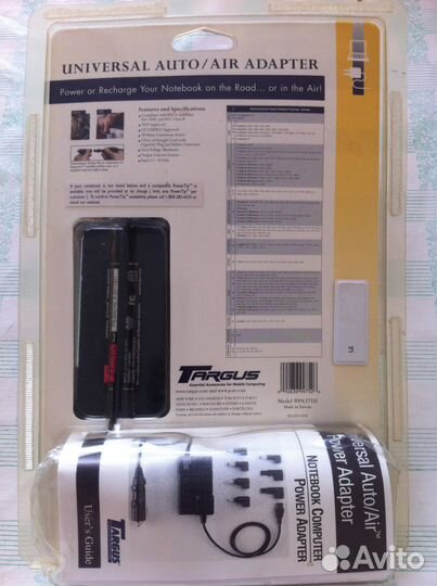 Универсальное зарядное устройство auto/AIR adapter