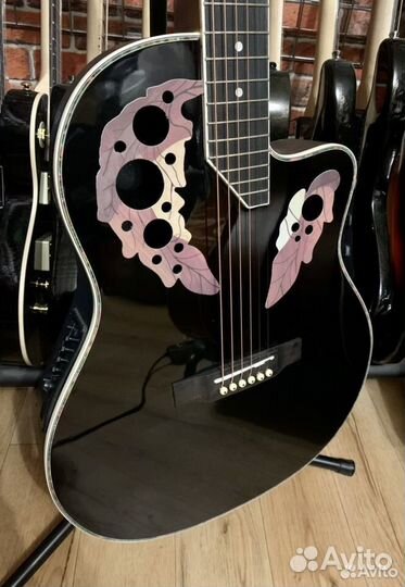 Электроакустика под Ovation Black + Чехол