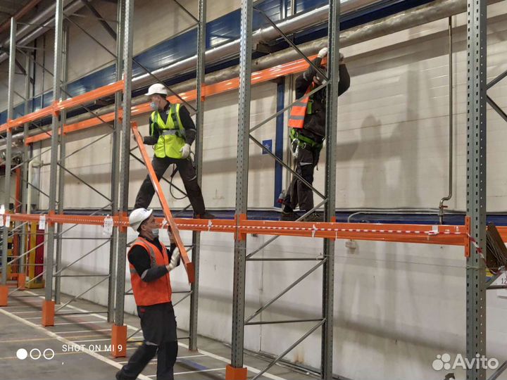 Монтаж демонтаж стеллажей для склада