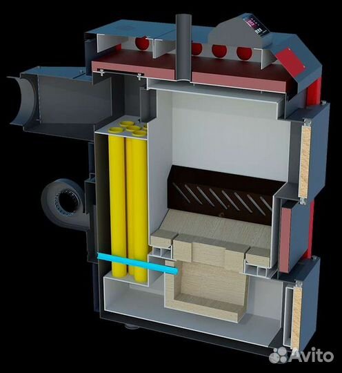 Готовый проект пиролизного котла, чертежи