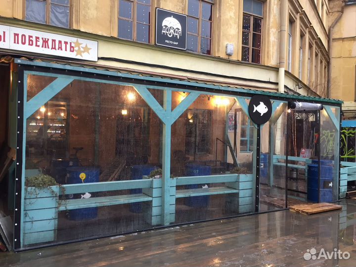 Мягкие пвх окна на беседку