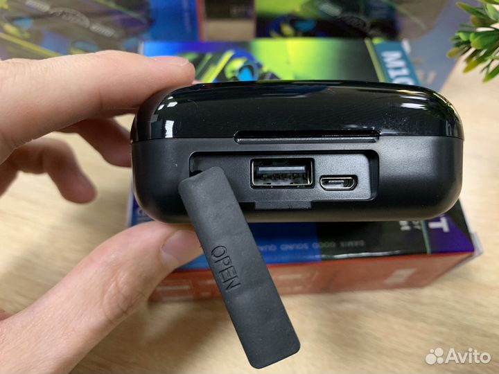 Беспроводные наушники TWS M10 с PowerBank