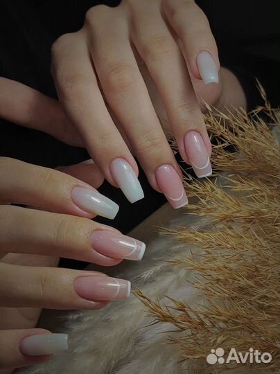 Маникюр наращивание