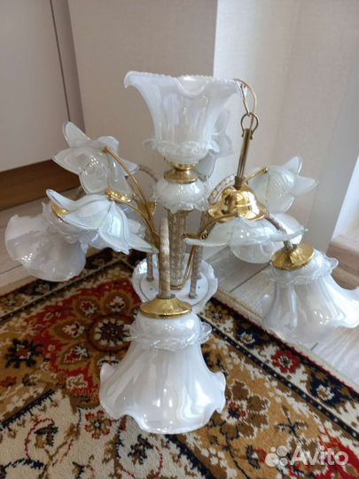 Люстра потолочная подвесная бу