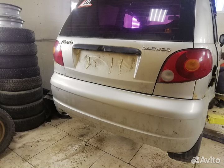 Бампер задний дэу матиз