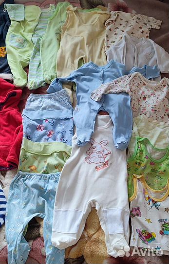 Одежда пакетом для мальчика до года