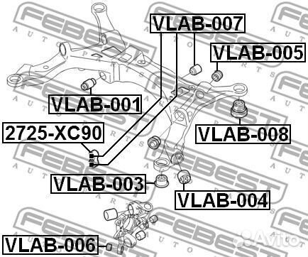 Сайлентблок vlab-005