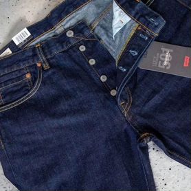 Джинсы Levis 501 селвидж на болтах